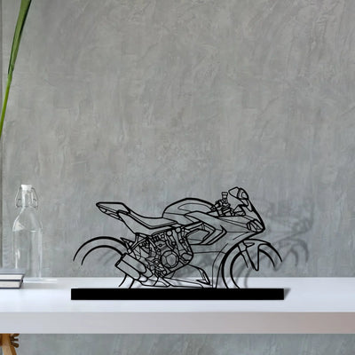 supersport-950s-2022 Silhouette Metal Art Stand - Turbo Silhouette