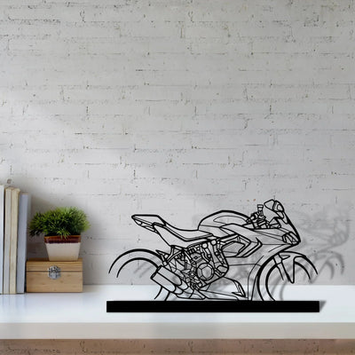 supersport-950s-2022 Silhouette Metal Art Stand - Turbo Silhouette