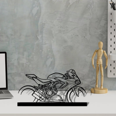 supersport-950s-2022 Silhouette Metal Art Stand - Turbo Silhouette
