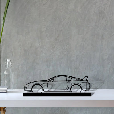 supra-1997 Silhouette Metal Art Stand - Turbo Silhouette