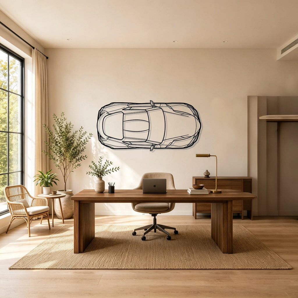 Supra MK5 TOP Metal Silhouette Wall Art - Classic Car Garage Decor
