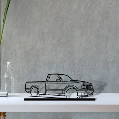 syc-1991 Silhouette Metal Art Stand - Turbo Silhouette