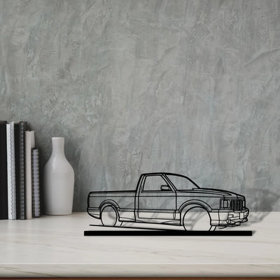 syc-1991 Silhouette Metal Art Stand - Turbo Silhouette
