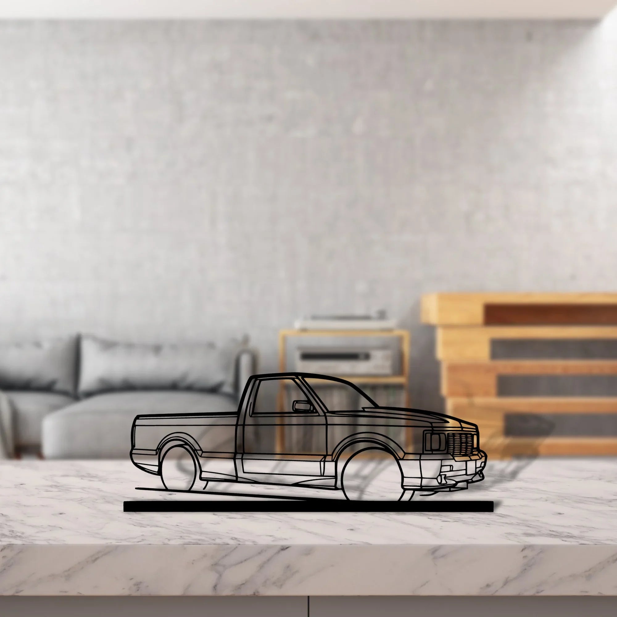 syc-1991 Silhouette Metal Art Stand - Turbo Silhouette