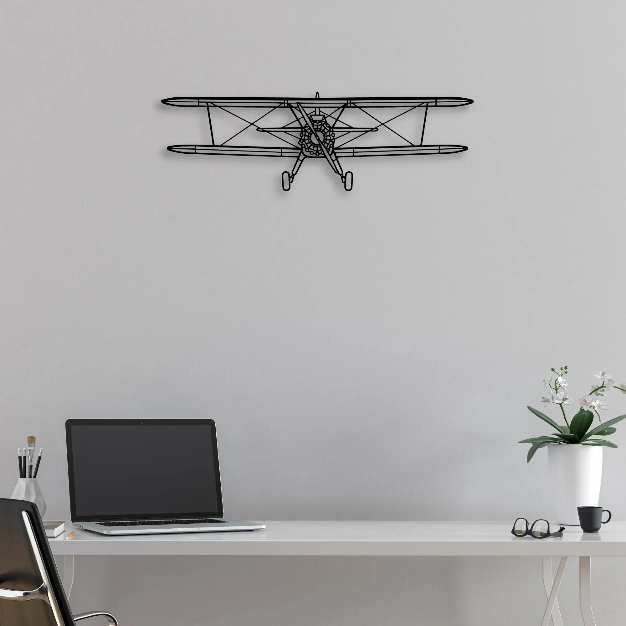 TA-4J Skyhawk Classic Aircraft Silhouette Metal Wall Art - Aviation Hangar Decor