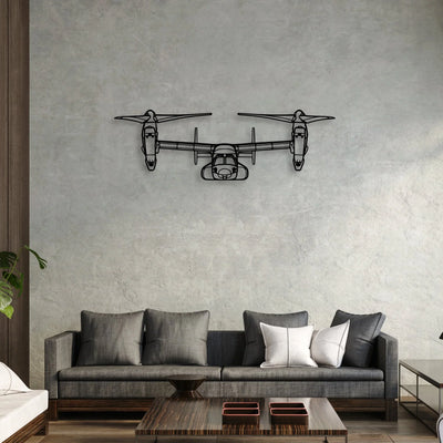 TBM-3N Avenger Classic Aircraft Silhouette Metal Wall Art - Aviation Hangar Decor