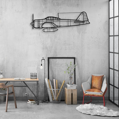 TBM-700B Classic Aircraft Silhouette Metal Wall Art - Aviation Hangar Decor