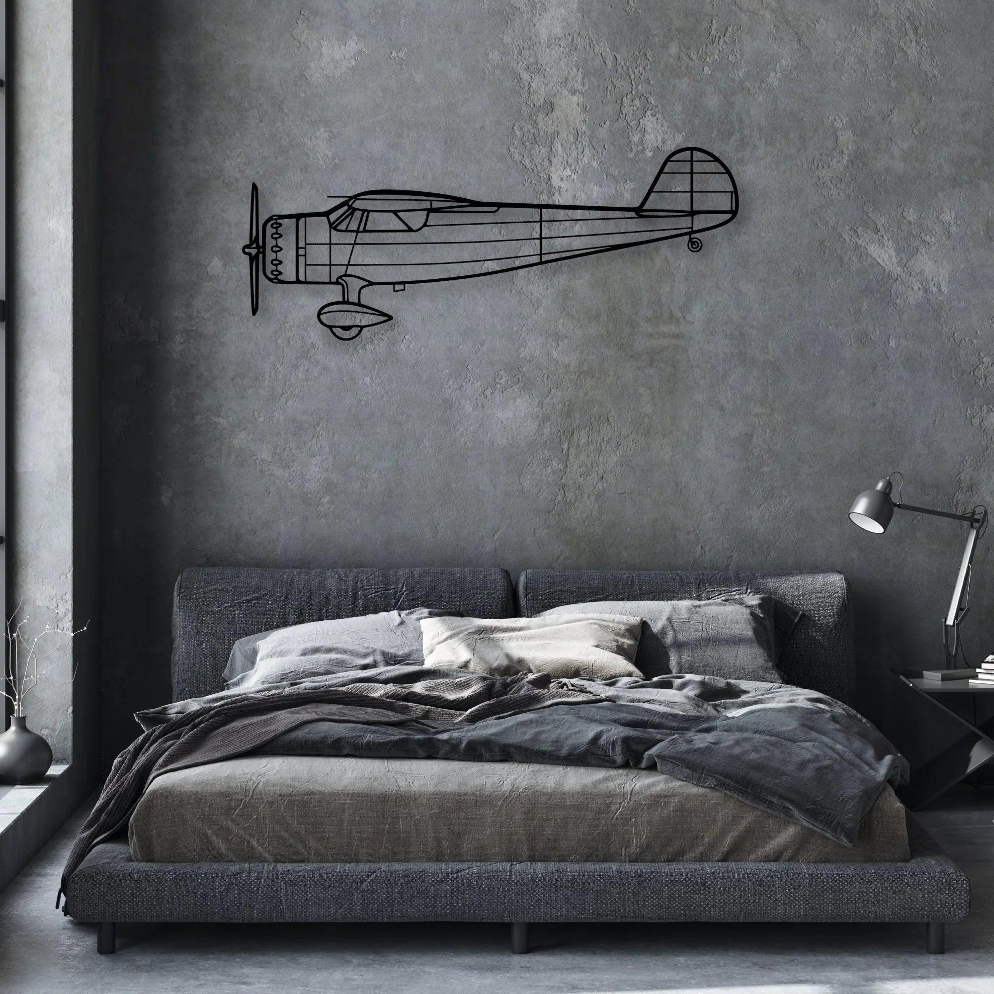 Tornado 10 Classic Aircraft Silhouette Metal Wall Art - Aviation Hangar Decor