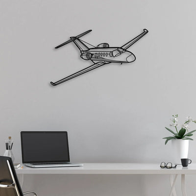 Tornado 5 Classic Aircraft Silhouette Metal Wall Art - Aviation Hangar Decor