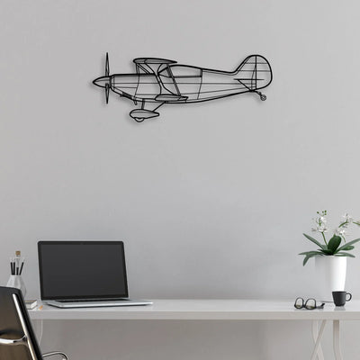 Tornado 8 Classic Aircraft Silhouette Metal Wall Art - Aviation Hangar Decor