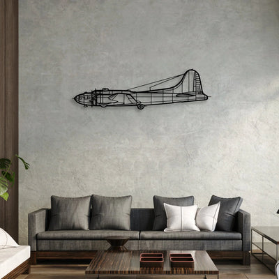 Tornado 9 Classic Aircraft Silhouette Metal Wall Art - Aviation Hangar Decor