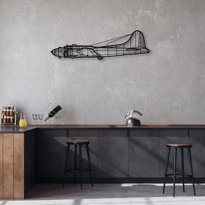 Tornado 9 Classic Aircraft Silhouette Metal Wall Art - Aviation Hangar Decor