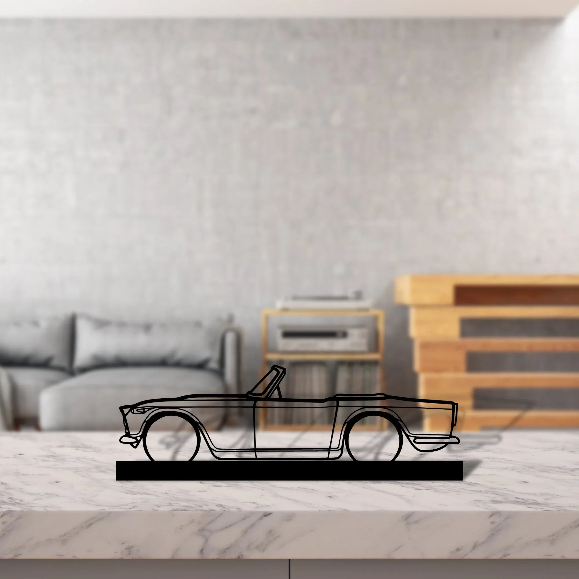 tr4a-irs Silhouette Metal Art Stand - Turbo Silhouette