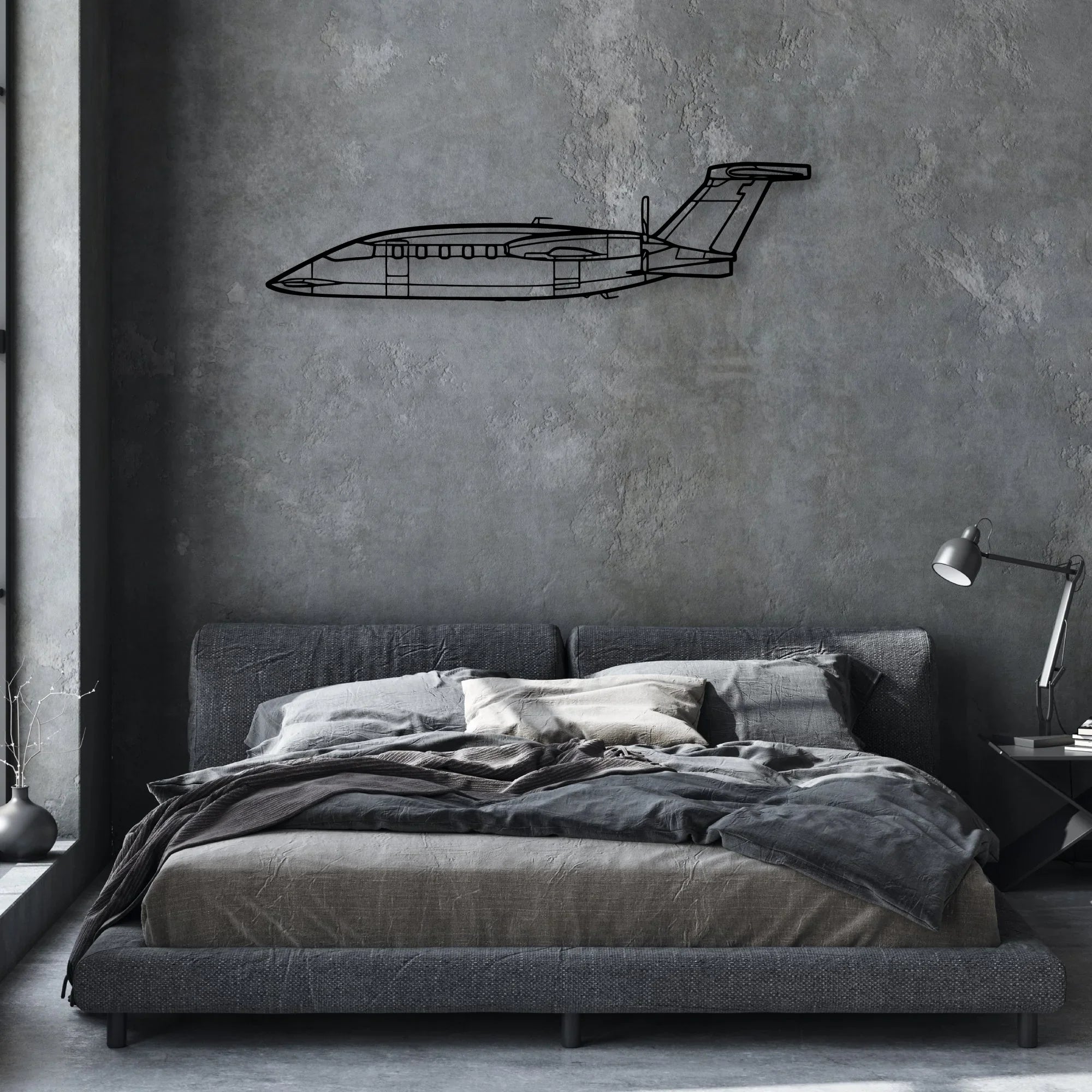 UH-60L Black Hawk Classic Aircraft Silhouette Metal Wall Art - Aviation Hangar Decor
