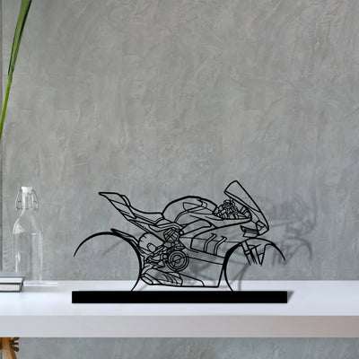 v4sp-2022 Silhouette Metal Art Stand - Turbo Silhouette
