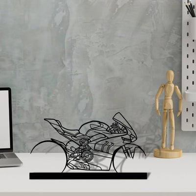 v4sp-2022 Silhouette Metal Art Stand - Turbo Silhouette