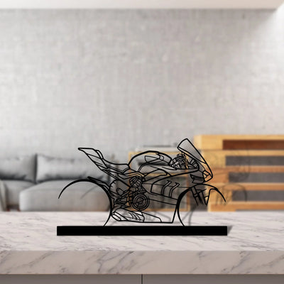 v4sp-2022 Silhouette Metal Art Stand - Turbo Silhouette