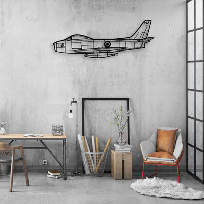 Viking 17 31A Classic Aircraft Silhouette Metal Wall Art - Aviation Hangar Decor