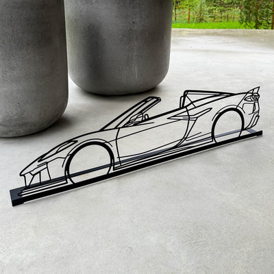 Your Custom Car Standing Silhouette Metal Art Service