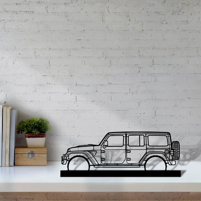 wrangler-392-xr Silhouette Metal Art Stand - Turbo Silhouette