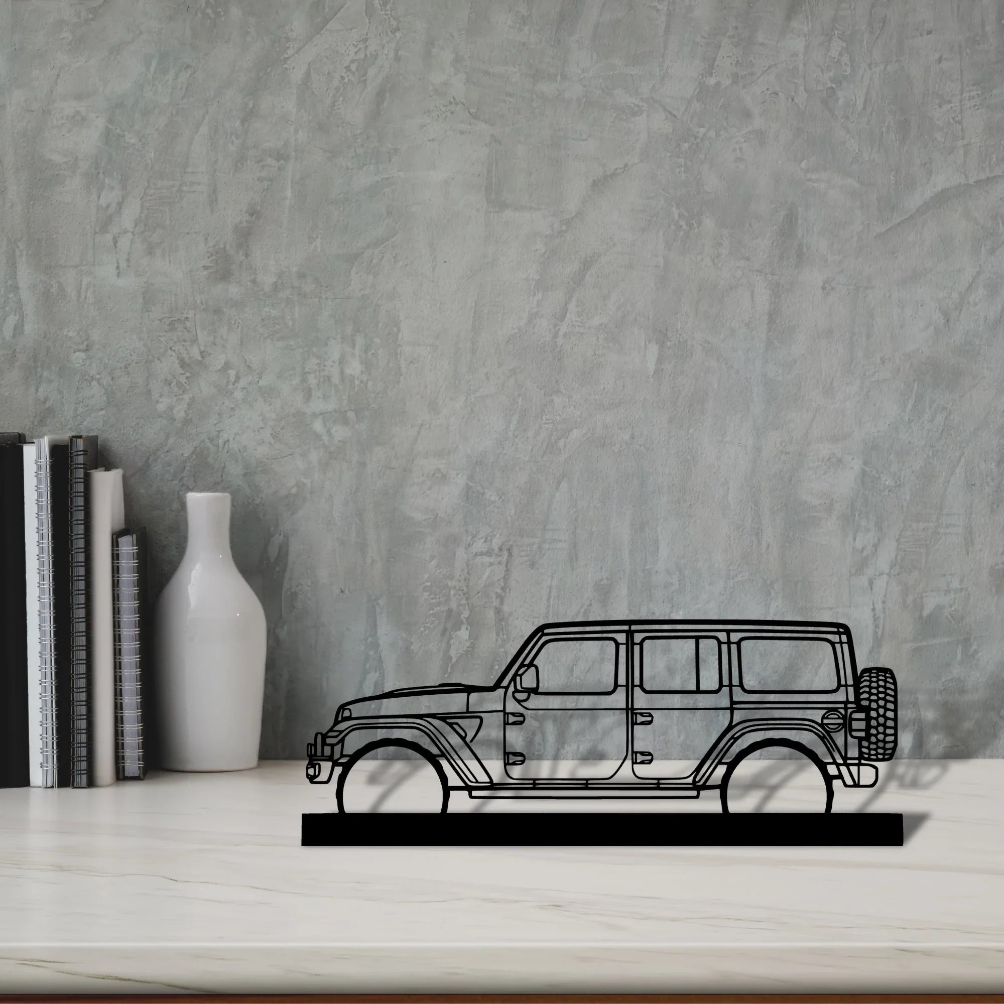 wrangler-392-xr Silhouette Metal Art Stand - Turbo Silhouette