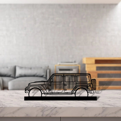 wrangler-392-xr Silhouette Metal Art Stand - Turbo Silhouette