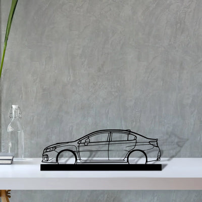 wrx-sti-2018 Silhouette Metal Art Stand - Turbo Silhouette