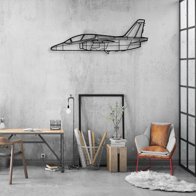WT9 Dynamic Classic Aircraft Silhouette Metal Wall Art - Aviation Hangar Decor