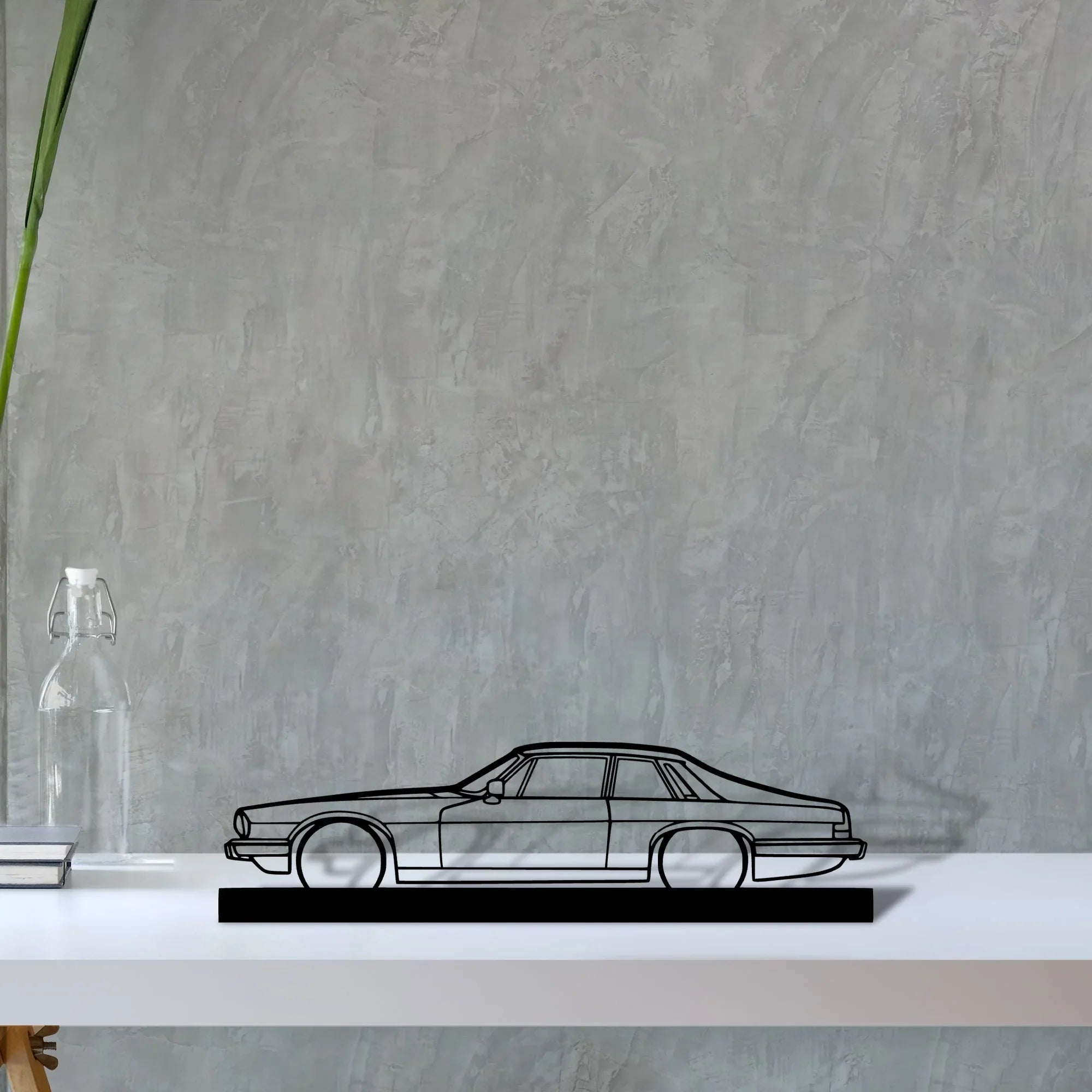 xjs Silhouette Metal Art Stand - Turbo Silhouette