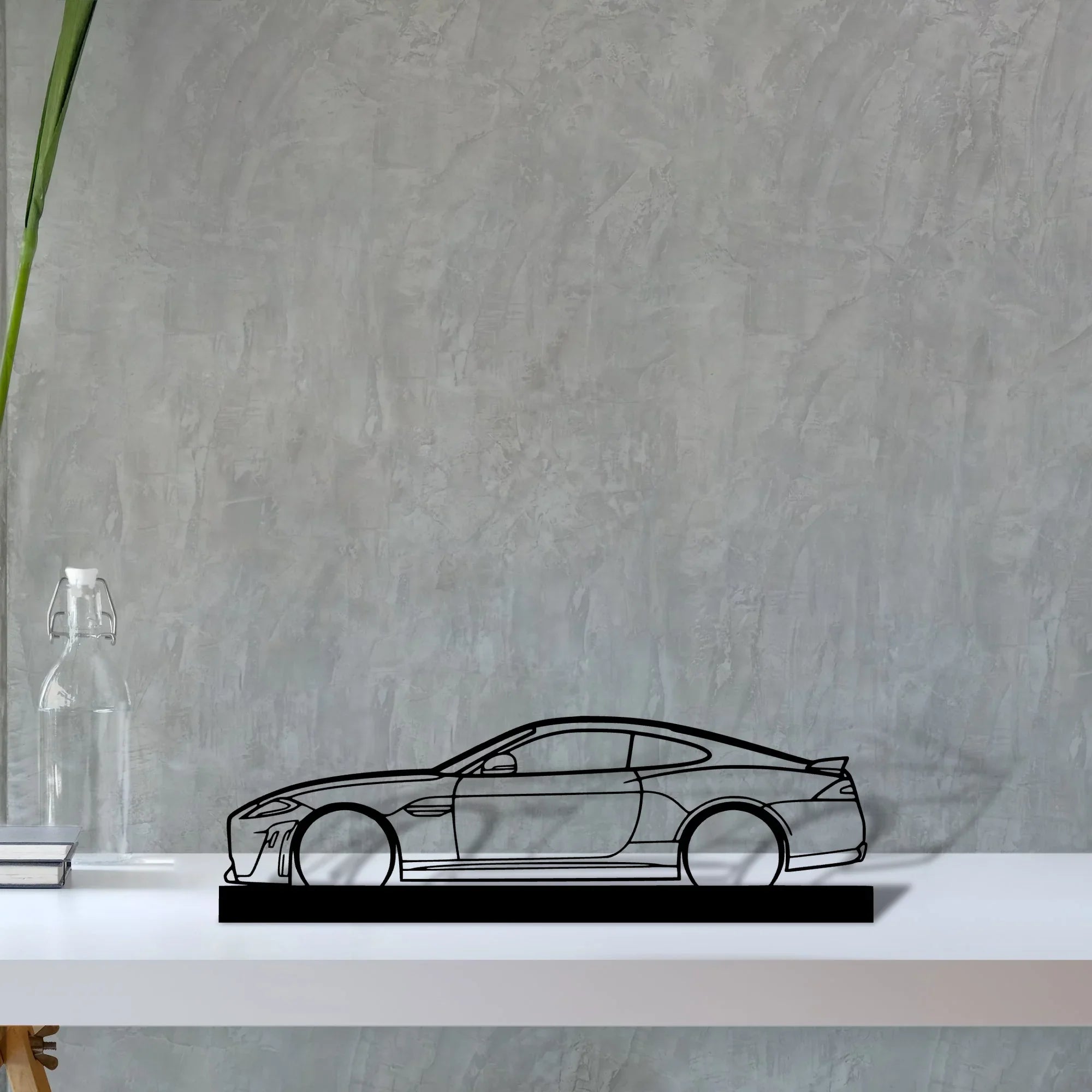 xkrs Silhouette Metal Art Stand - Turbo Silhouette
