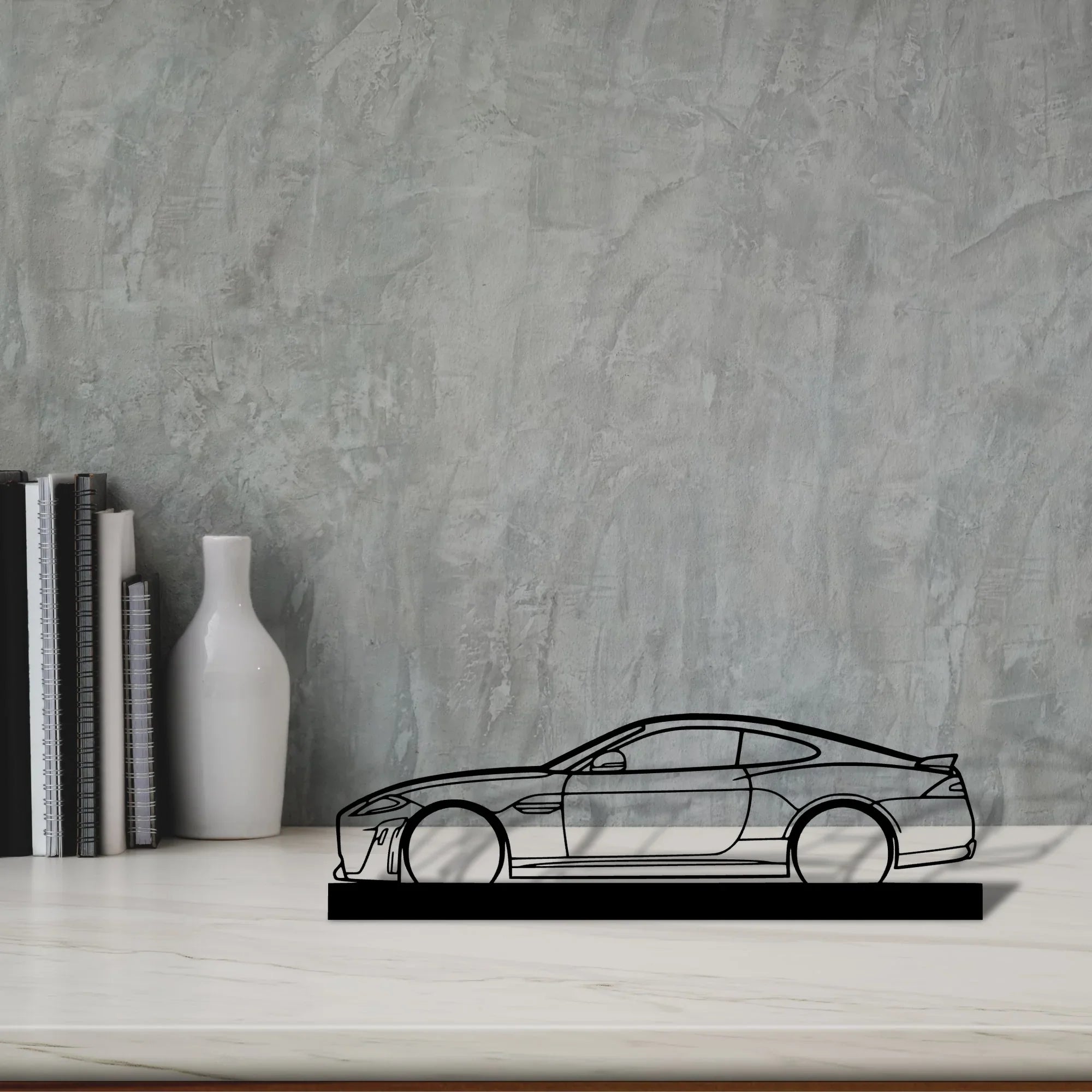 xkrs Silhouette Metal Art Stand - Turbo Silhouette