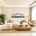 Z3 Silhouette Metal Art Stand - Classic Car Garage Decor