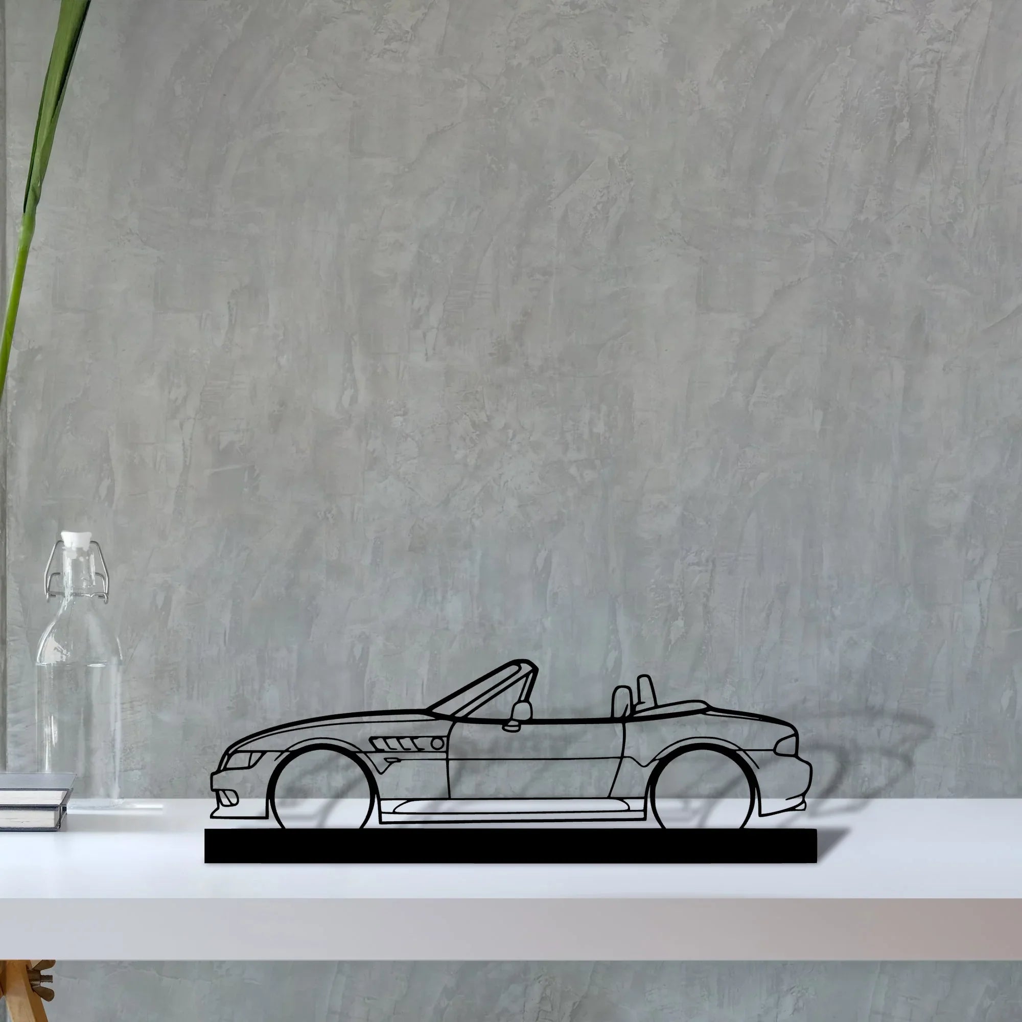 z3 Silhouette Metal Art Stand - Turbo Silhouette