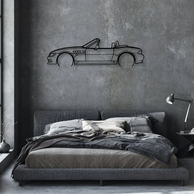 z3 2 Classic Silhouette Metal Wall Art - Automotive Garage Decor