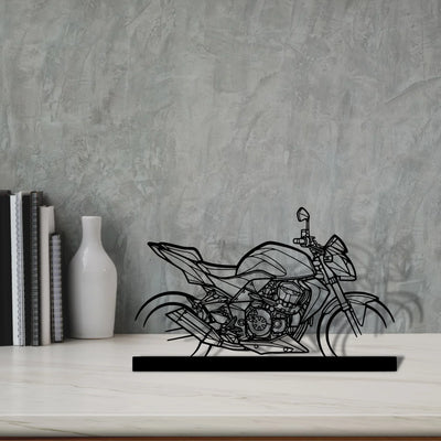 z750-2008-2 Silhouette Metal Art Stand - Turbo Silhouette