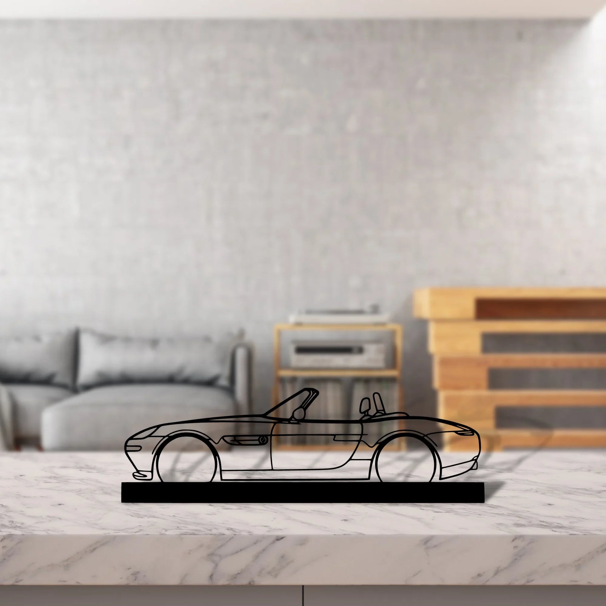 z8 Silhouette Metal Art Stand - Turbo Silhouette